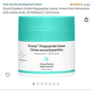 Drunk Elephant Protini Polypeptide Cream. Protein Face Moisturizer